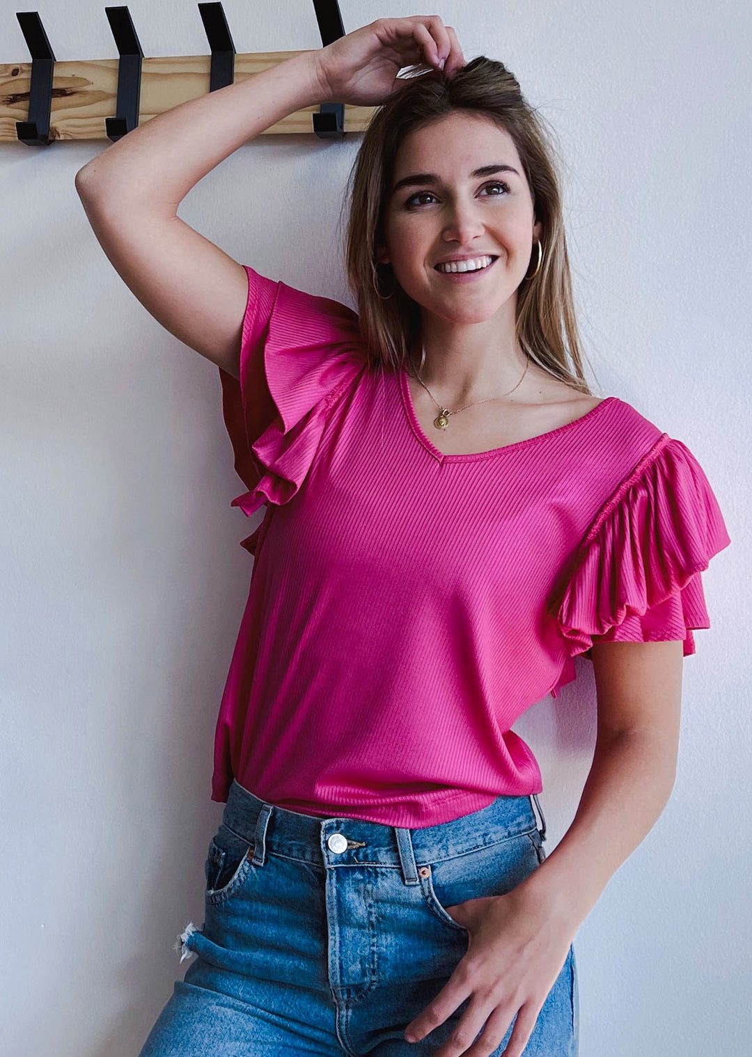 Polera Alba | Fucsia