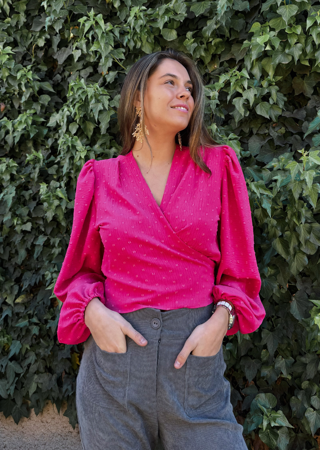 Top Augusta | Fucsia