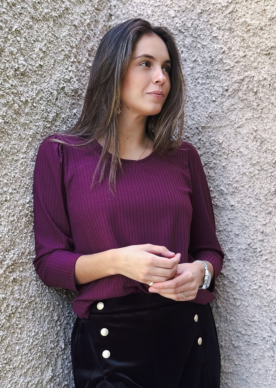 Polera Feña | Burdeo