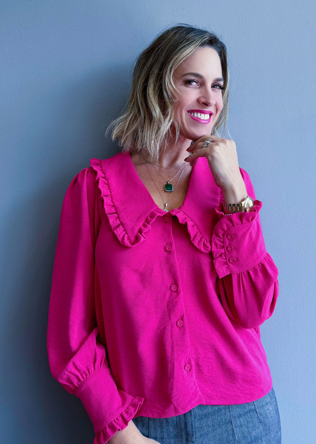 Blusa Amelia | Fucsia