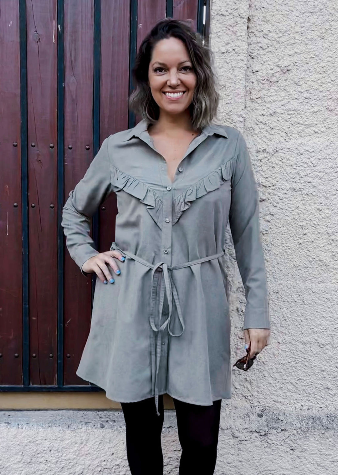 Vestido Berni | Musgo