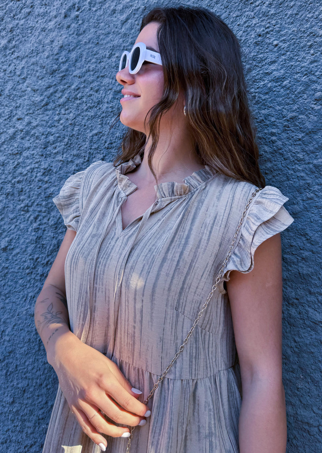 Vestido Begoña | Beige