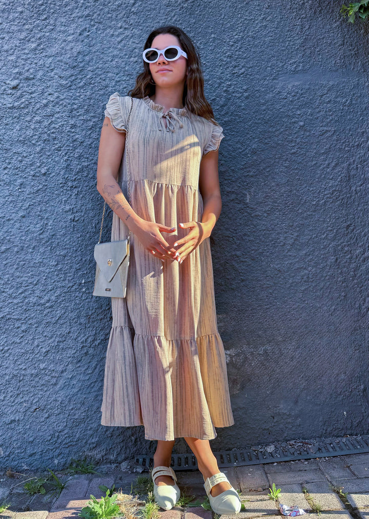 Vestido Begoña | Beige