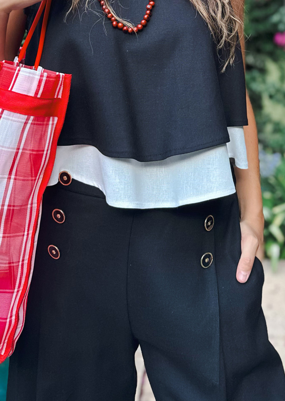 Top Colomba | Negro