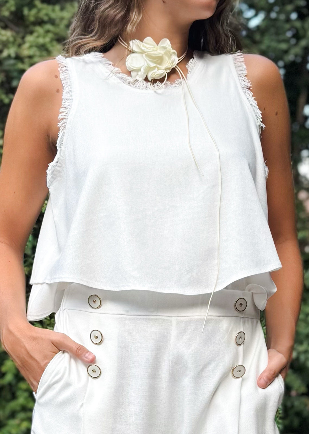Top Colomba | Blanco