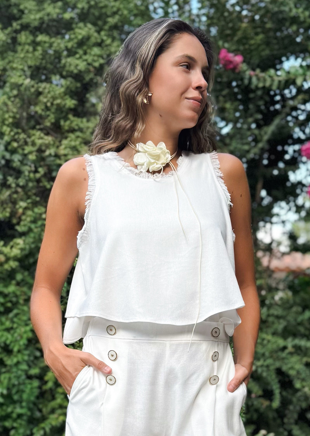Top Colomba | Blanco