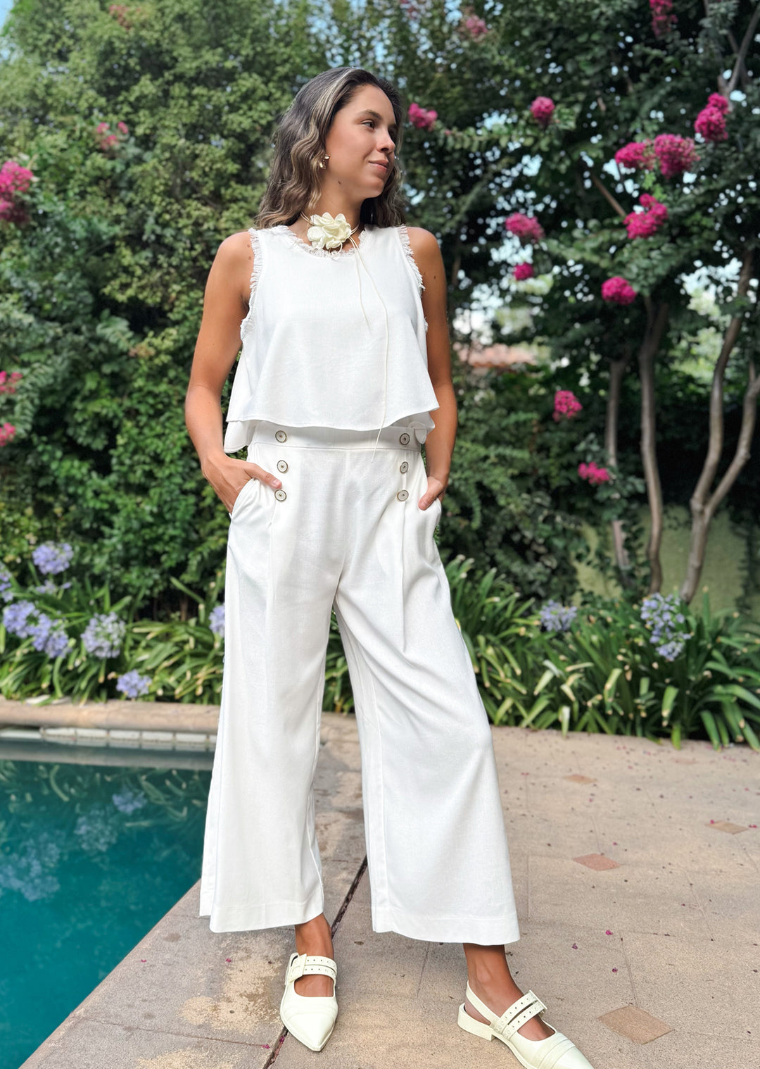 Top Colomba | Blanco