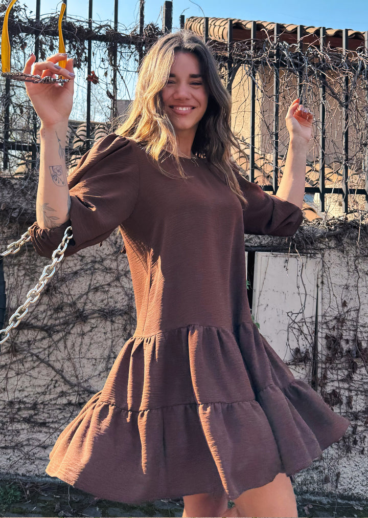 Vestido Gloria | Café