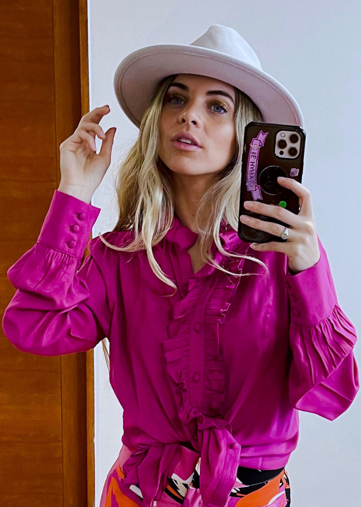 Blusa Isabella | Fucsia