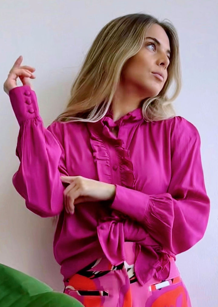 Blusa Isabella | Fucsia