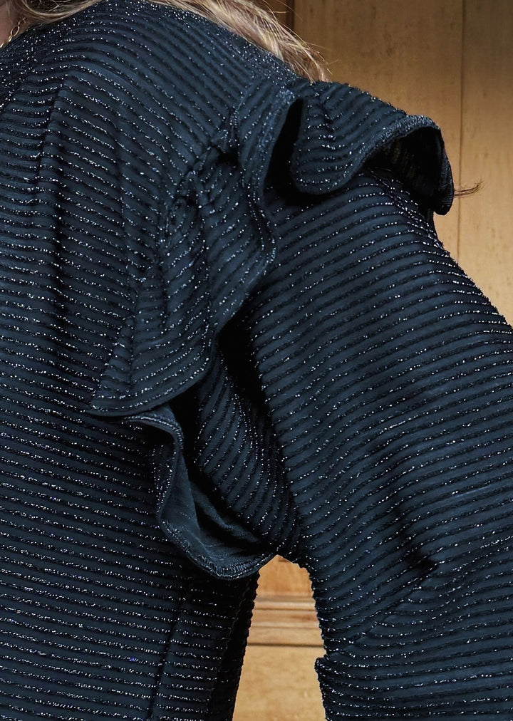 Polera Ada | Brillos Negros