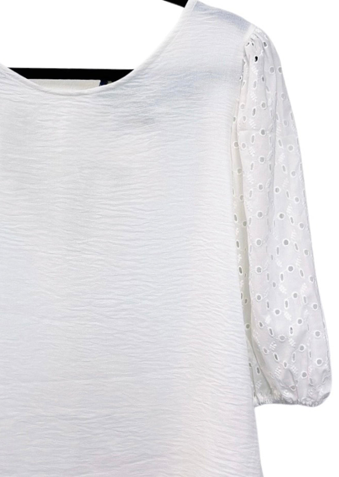 Blusa Gloria | Crudo + broderie