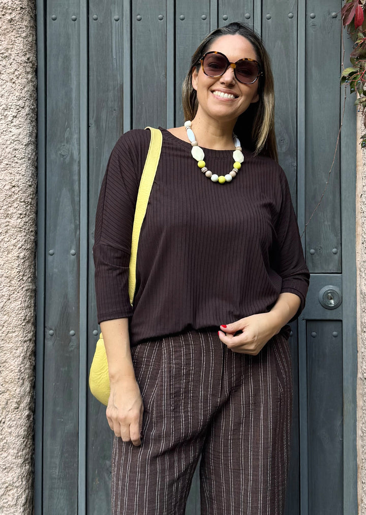 Polera Tere | Chocolate