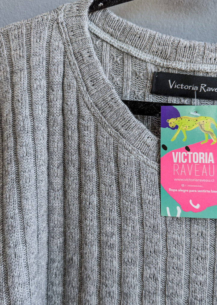 Polera Leonor | Lanilla Gris