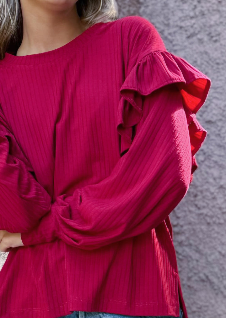 Polera Ada | Roja