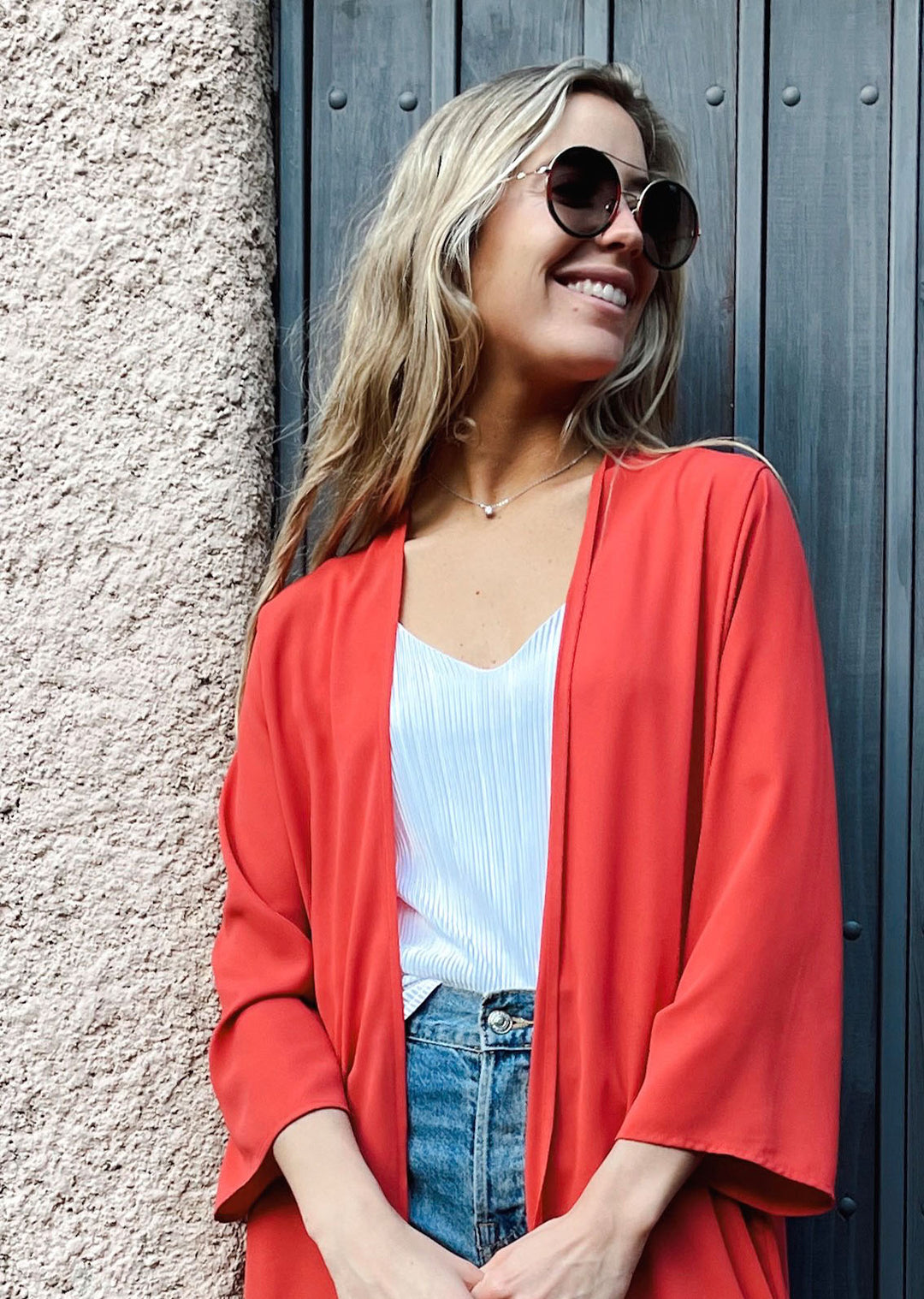 Kimono Midi | Crep Pomelo