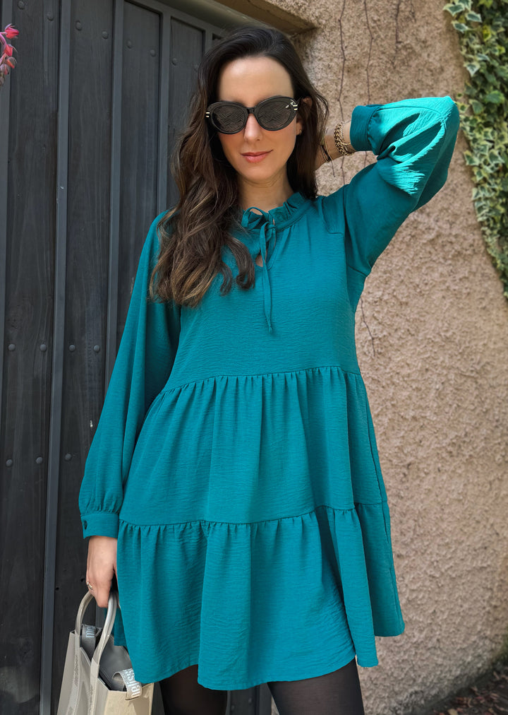 Vestido Renata | Petróleo
