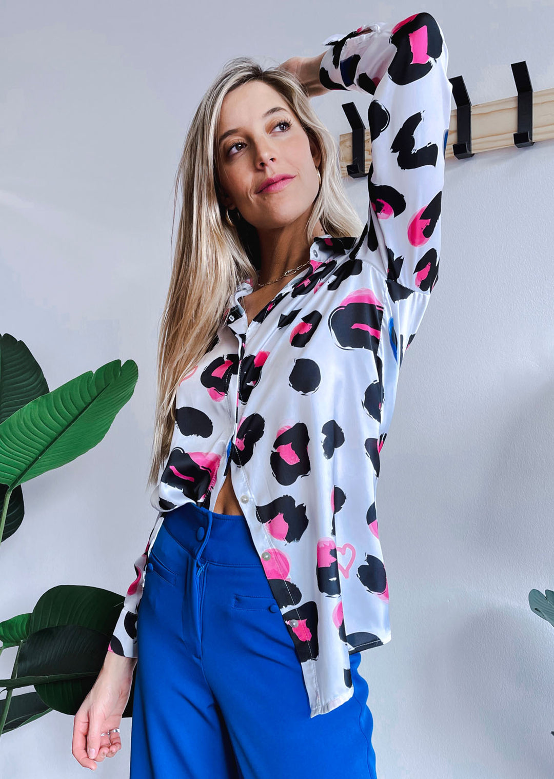 *PRE VENTA* Blusa Bernarda | Print Corazón Blanco