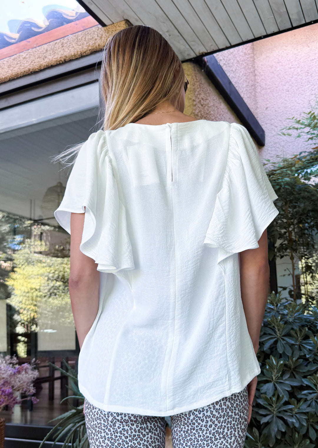 Blusa Alba | Crudo + Beige