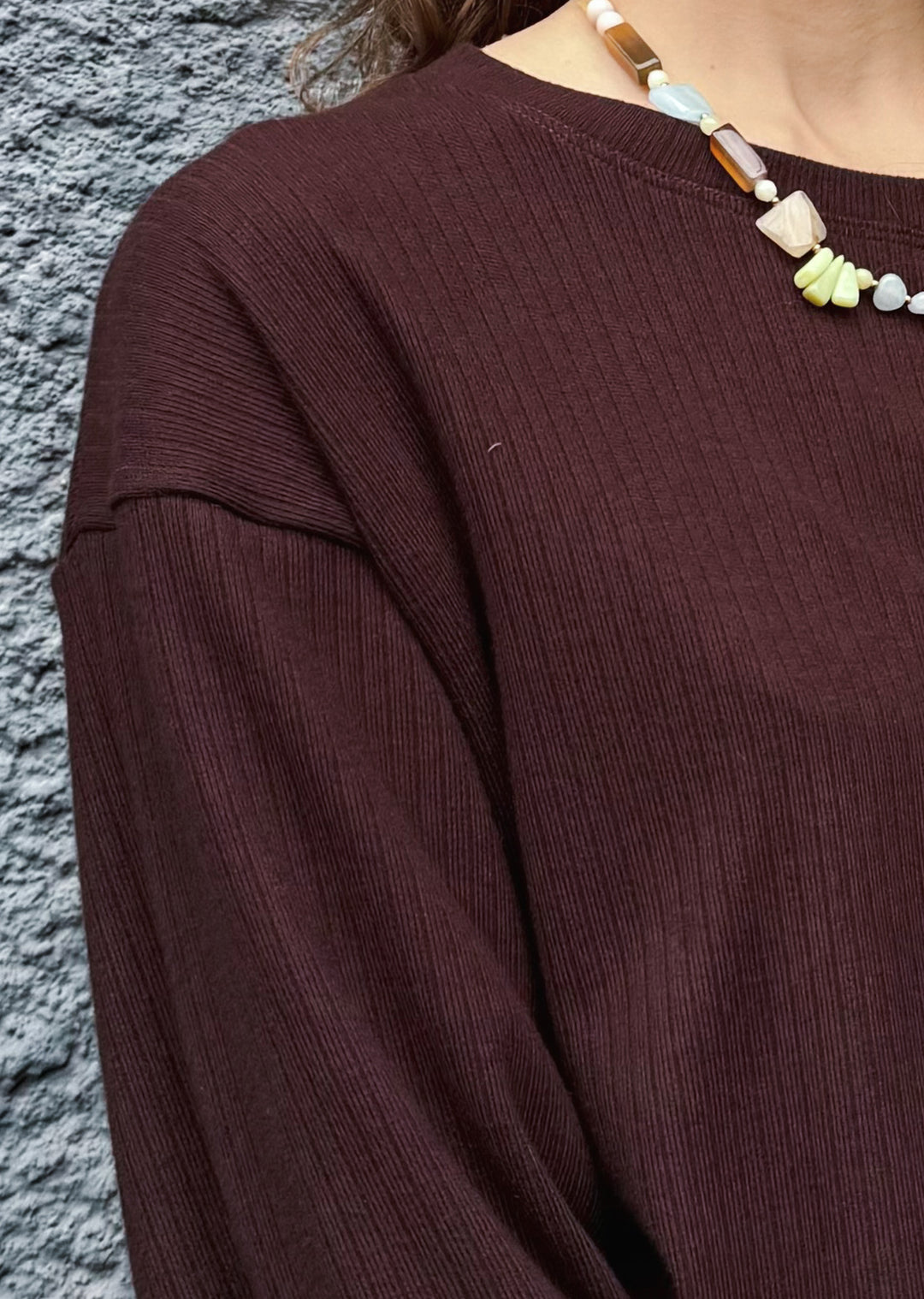 Polera Adela | LANILLA Chocolate