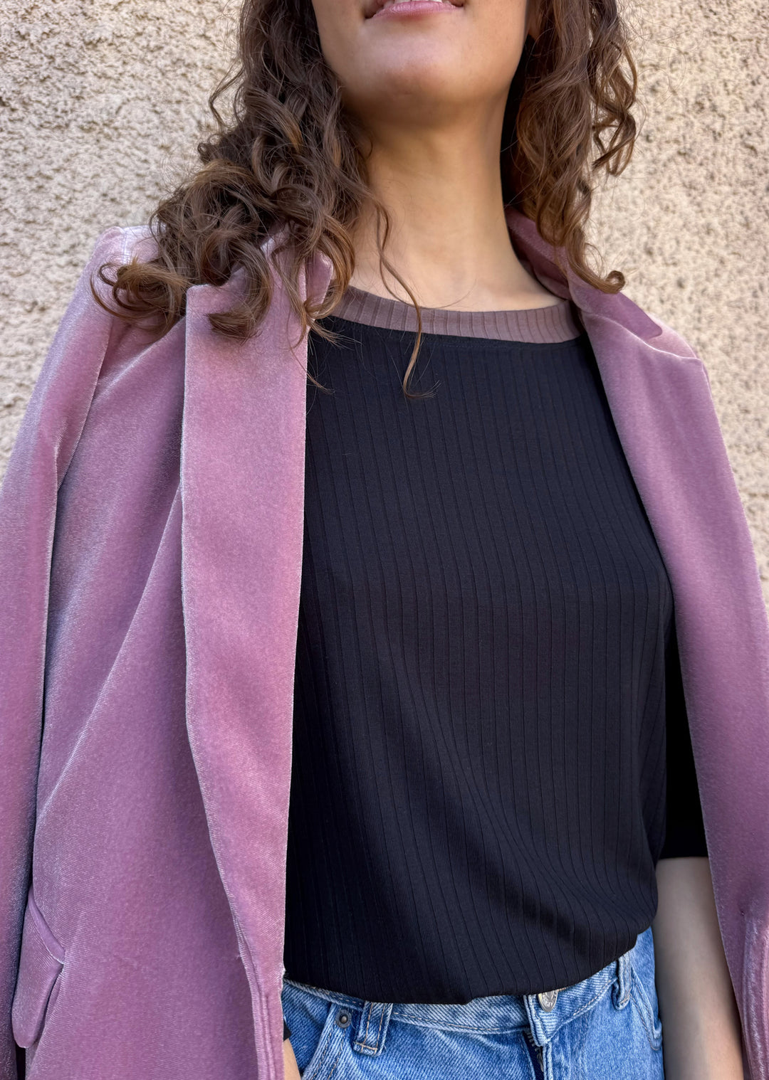Blazer Isi rosa - blazer mujer para look formal oficina o salidas elegantes hecho en Chile | Victoria Raveau