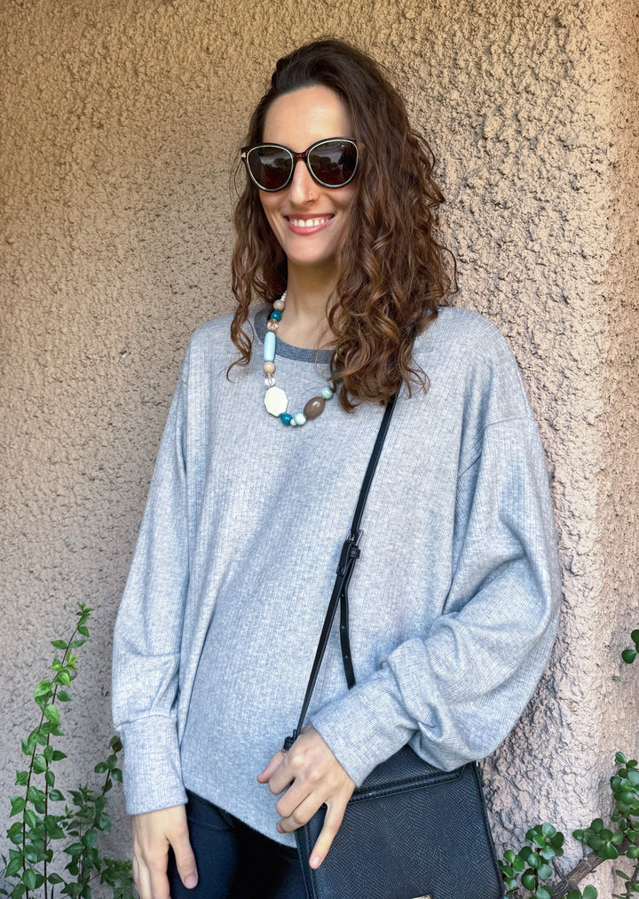 Polera Adela | LANILLA Gris