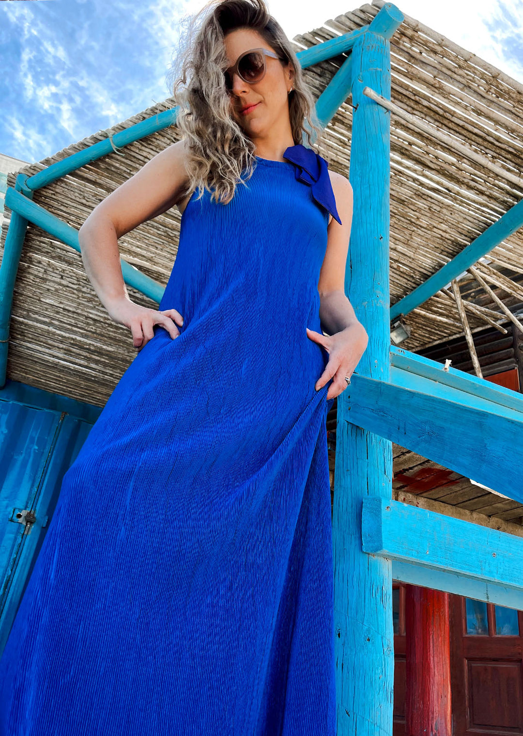 Vestido Lucía | Azulino
