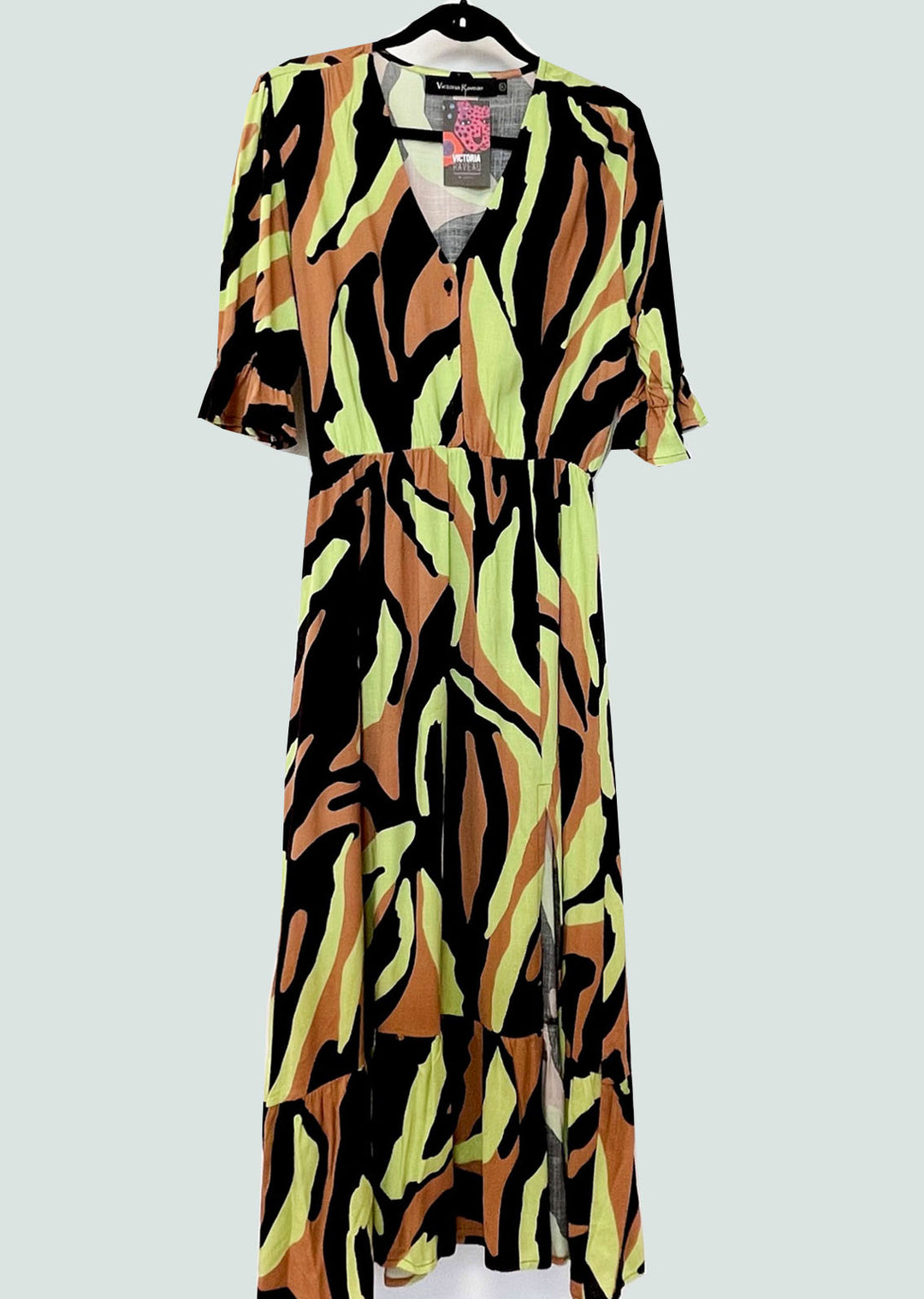 Vestido Coni | Negro, Café