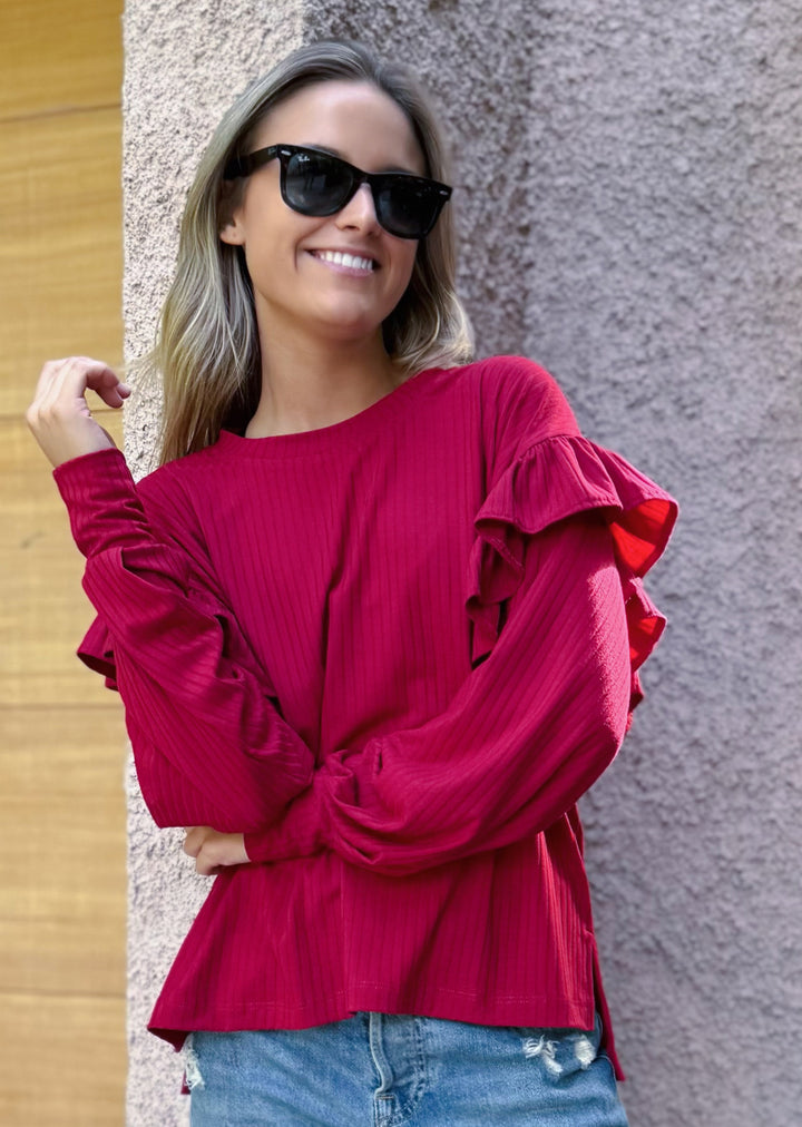 Polera Ada | Roja