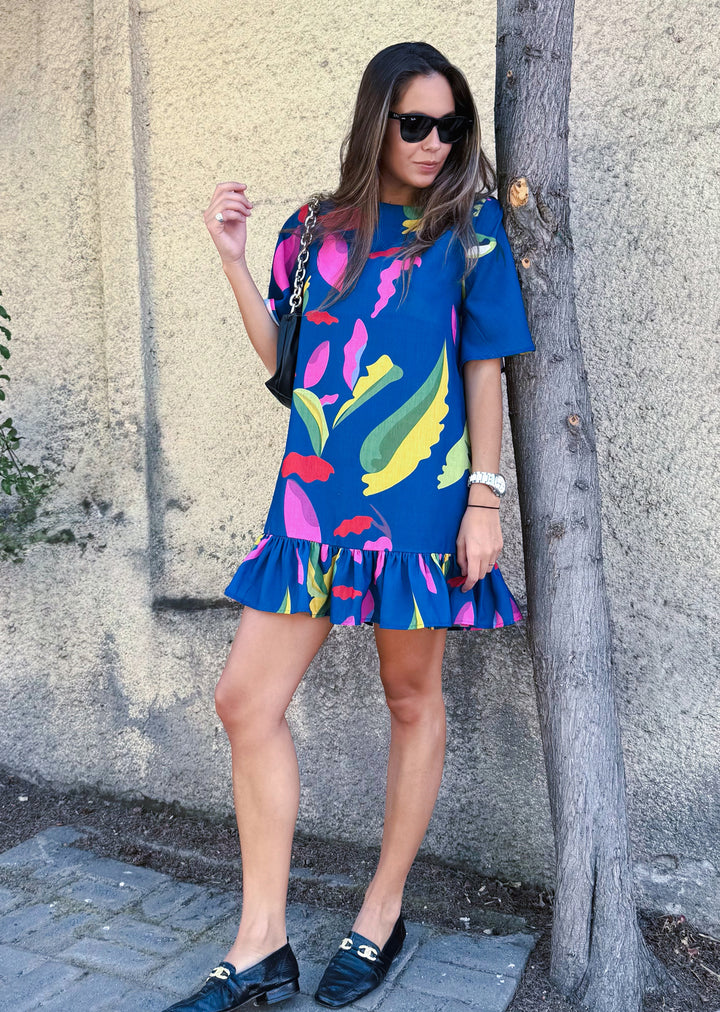 Vestido Noelia | Estampado, Petróleo