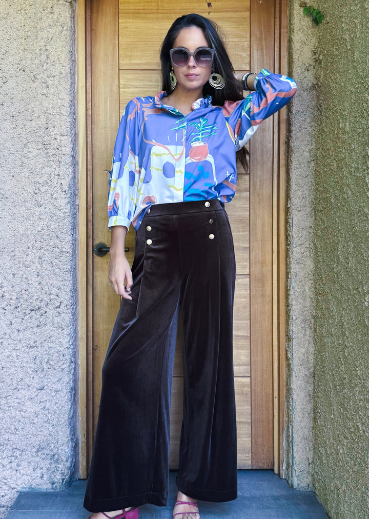 Blusa Antonia | Estampado Lila