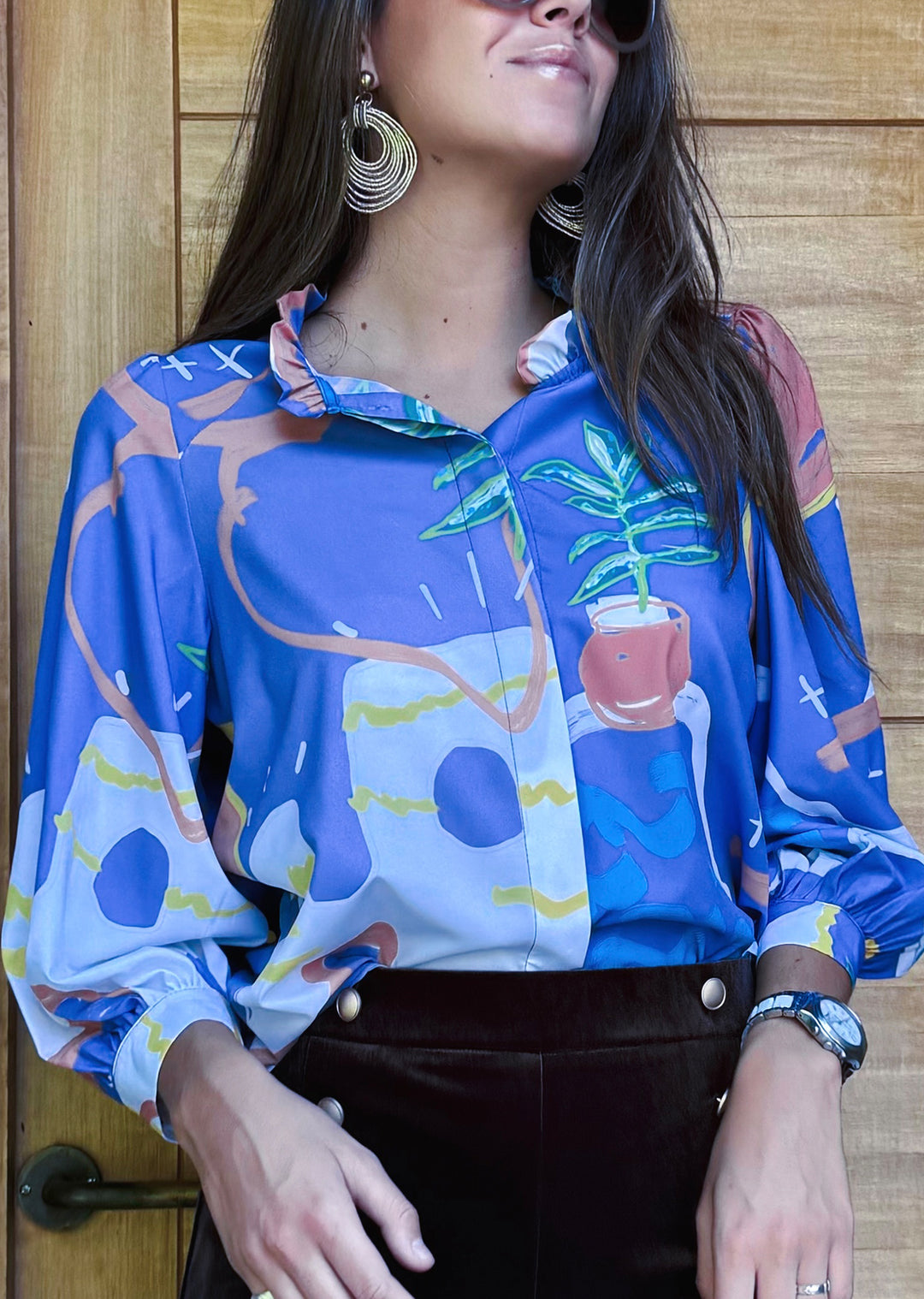 Blusa Antonia | Estampado Lila