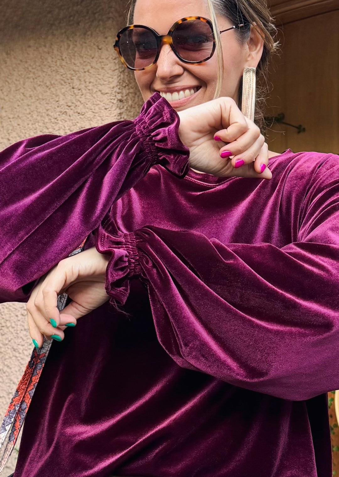 Polera Ada | Velvet, vino