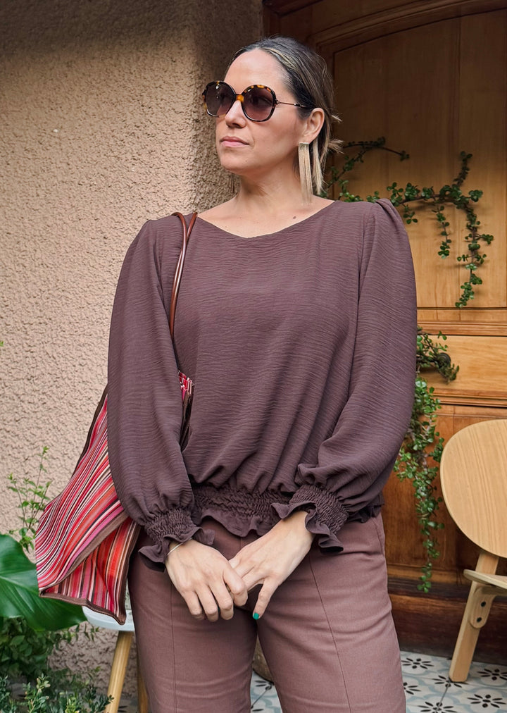 *PRE VENTA* Blusa Jime | Chocolate