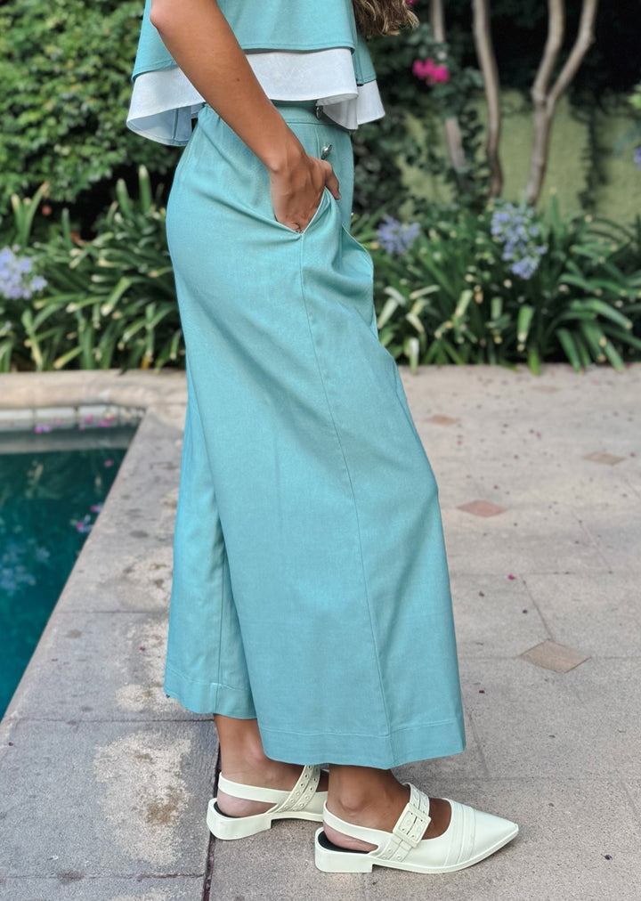 Pantalón Culote Colomba | Sky Blue
