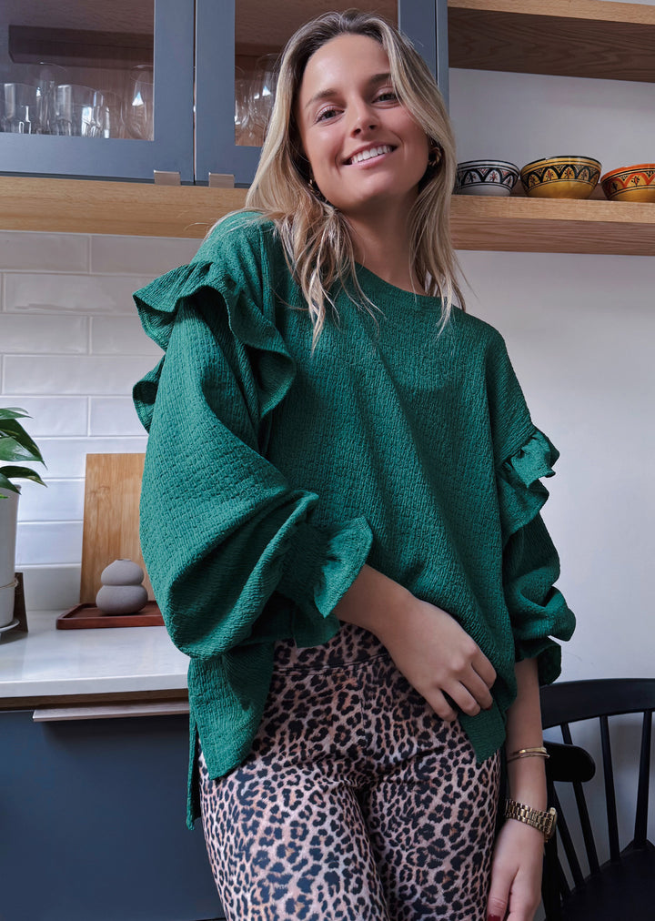 Polera Ada | Textura, Verde