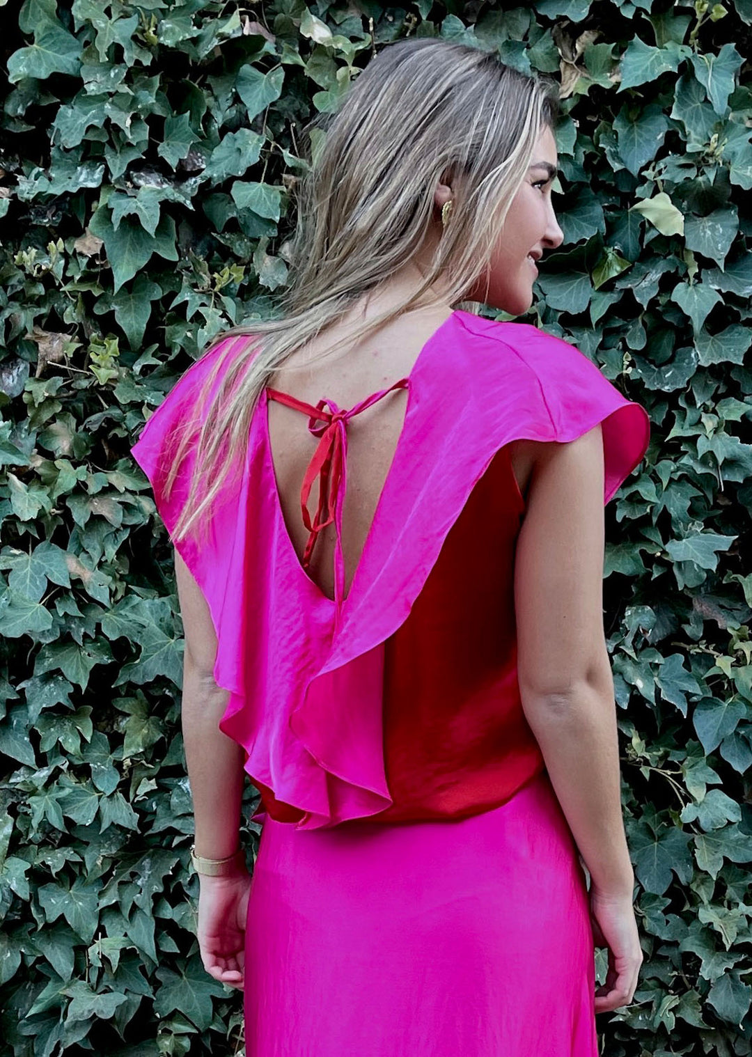Blusa Clara | Fucsia - Roja
