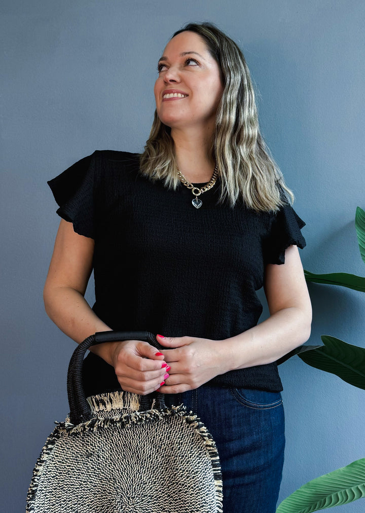 Polera Amparo | Negra