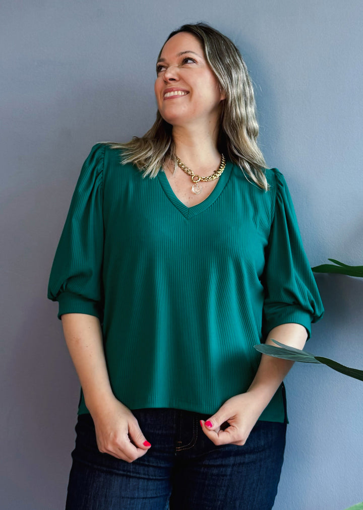 Polera Úrsula | Verde