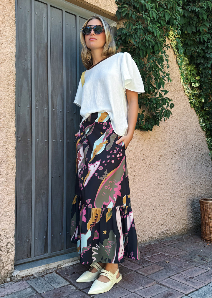 Pollera Lucia | Rayos y estrellas