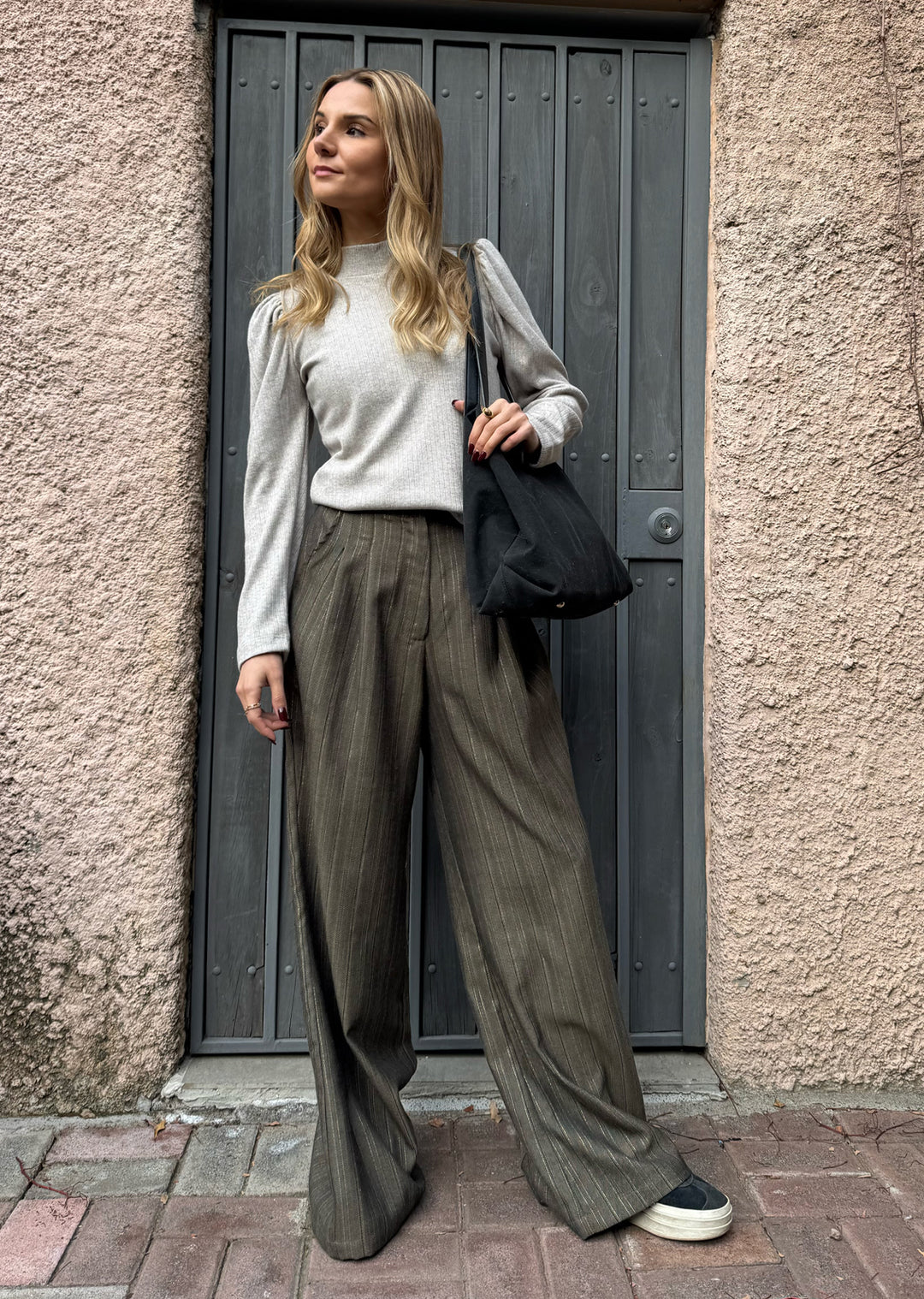 Pantalón Sara | Visón oliva