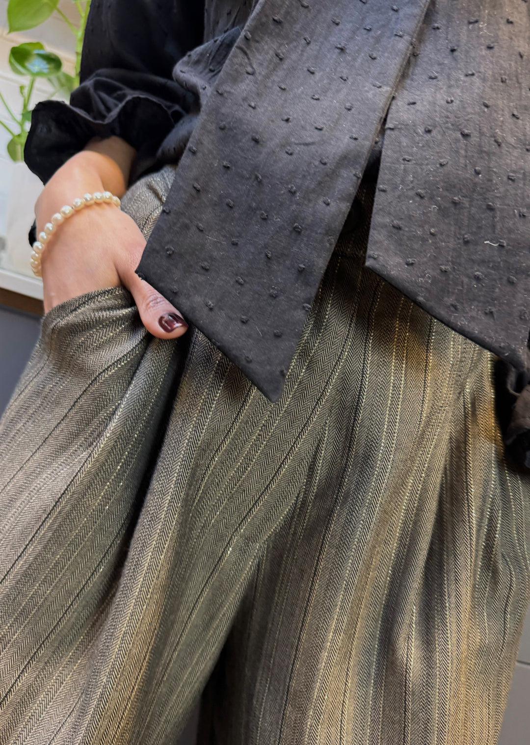 Pantalón Sara | Visón oliva