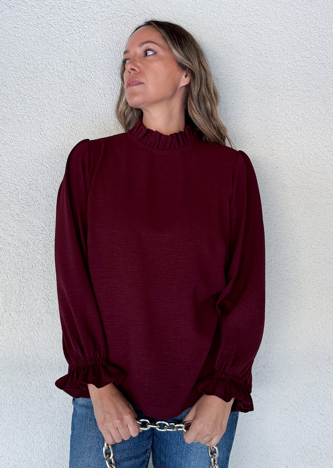 Blusa Antonieta | Burdeo