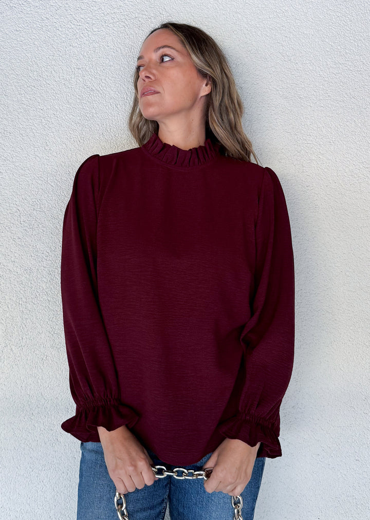 Blusa Antonieta | Burdeo