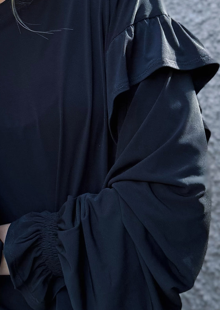 Polera Ada | Negra, lycra