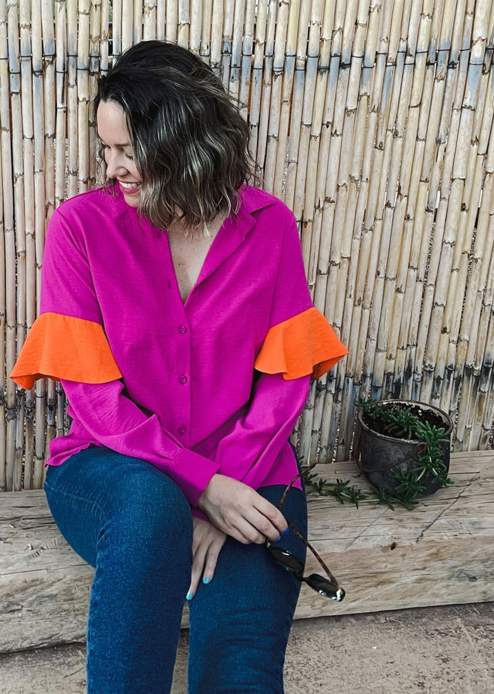 Blusa Vale | Magenta