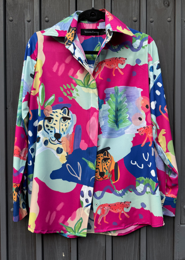 Blusa Bernarda | Puma frambuesa