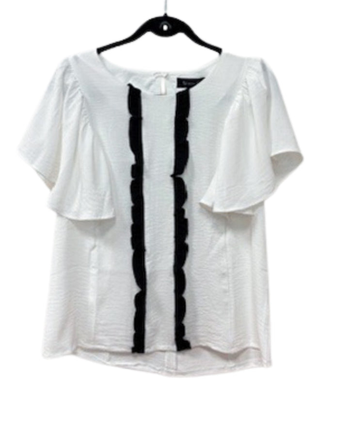 Blusa Alba | Crudo + negro