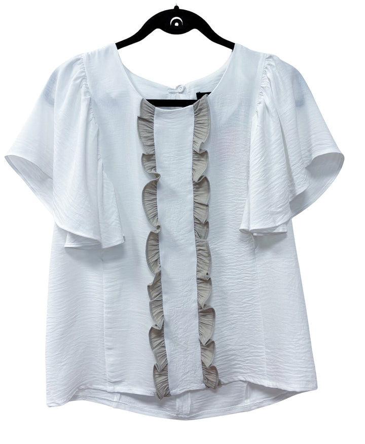Blusa Alba | Crudo + beige