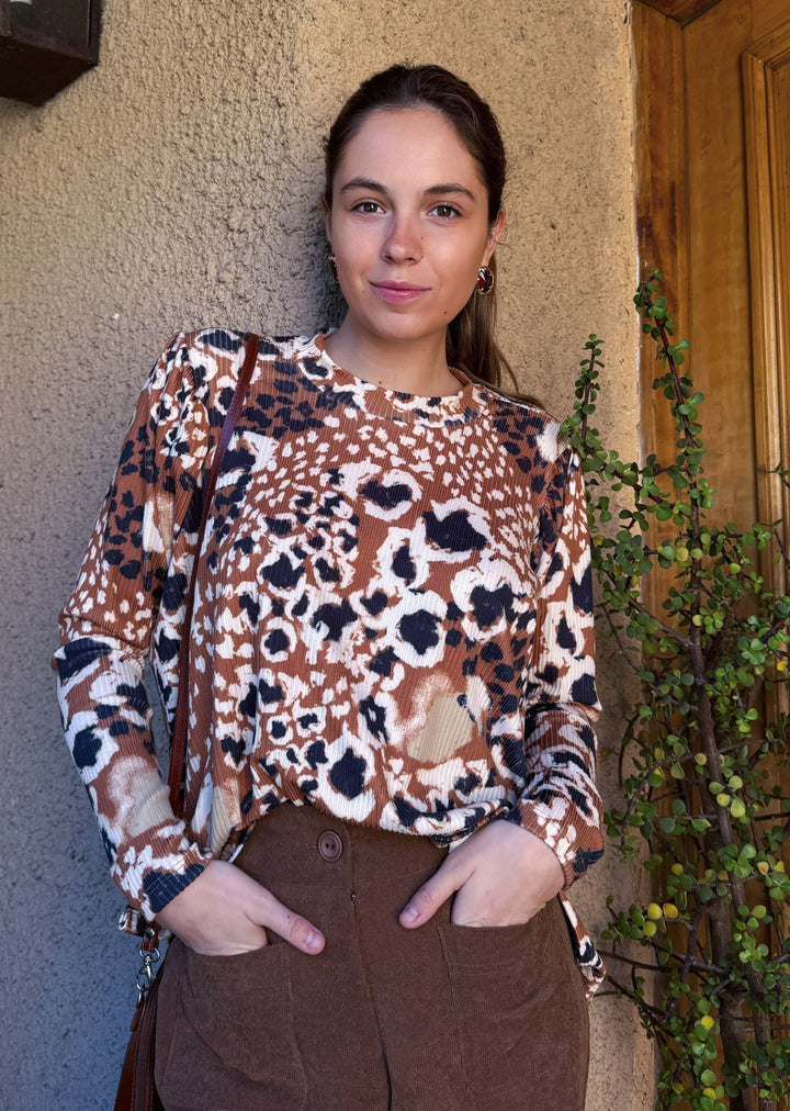 Polerón Eve | Animal Print